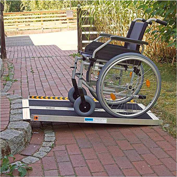 Heavy Duty Portable Temporary Home Wheelchair Stair Ramp-Aroflit