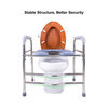 Heavy Duty Raised Elevated Toilet Seat With Handles-Aroflit