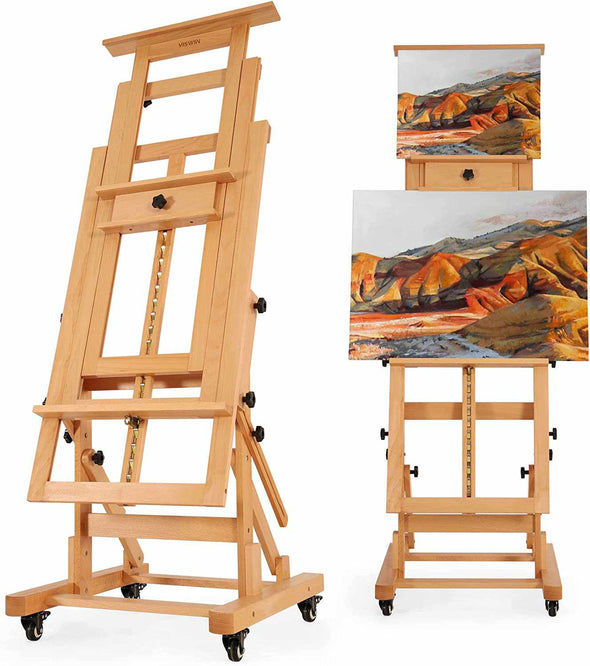 Heavy Duty Wooden Art Canvas Painting Easel Stand-Aroflit