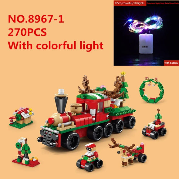 HoliBlox™ 6 In 1 Upgraded Christmas Building Blocks Set With Light