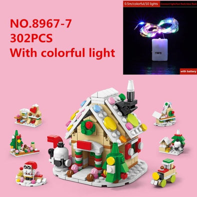 HoliBlox™ 6 In 1 Upgraded Christmas Building Blocks Set With Light