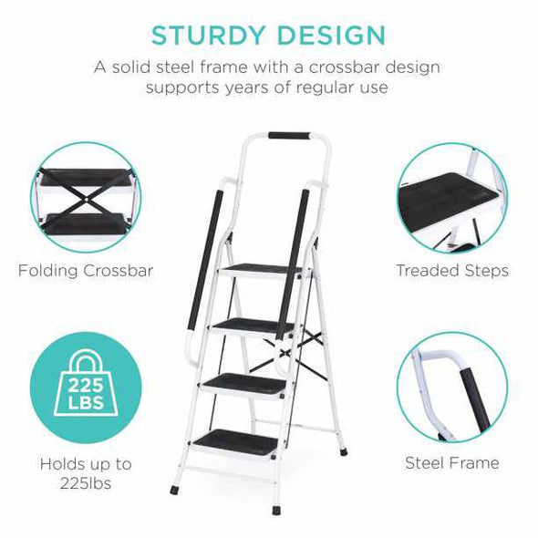 Home Portable Safety Folding Step Ladder Stool﻿-Aroflit