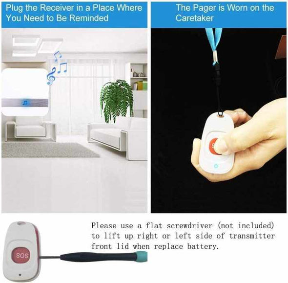 Home Safety Patient Wireless Alarm System