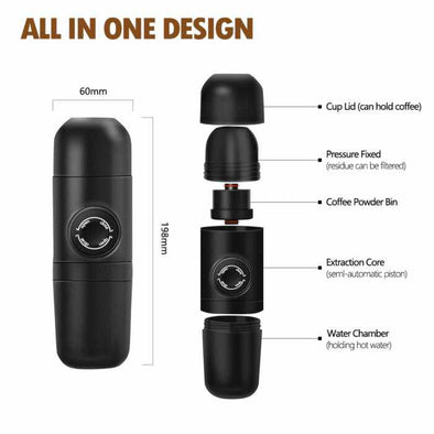 HotPress™ – Mini Portable Coffee Maker