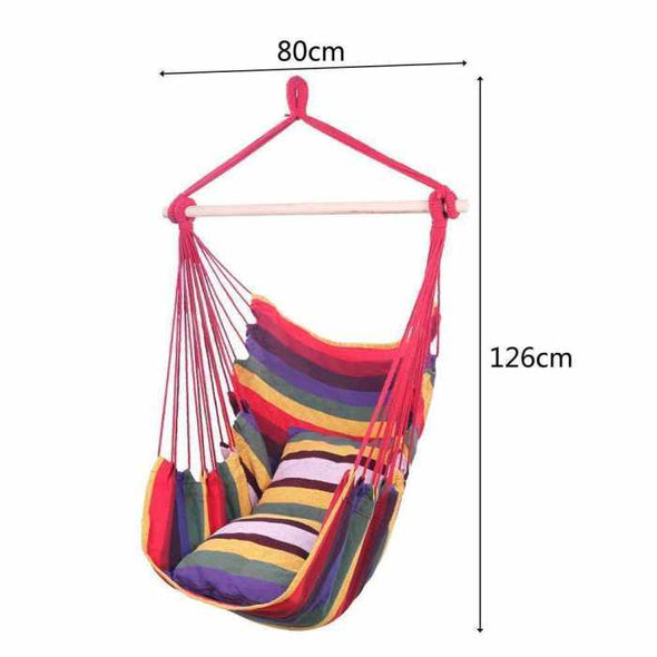 HulaSwing™ Large Garden Hammock Chair Hanging Swing Seat