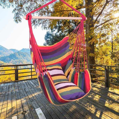 HulaSwing™ Large Garden Hammock Chair Hanging Swing Seat