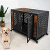 Indestructible Heavy Duty Dog Escape Proof Kennel Crate-Aroflit
