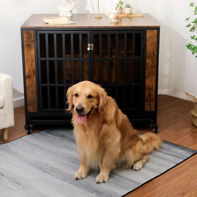 Indestructible Heavy Duty Dog Escape Proof Kennel Crate-Aroflit