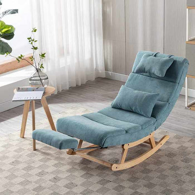 Indoor Bedroom Zero Gravity Chaise Lounge Rocking Chair-Aroflit