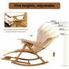 Indoor Wooden Rocking Recliner Lounge Chair-Aroflit