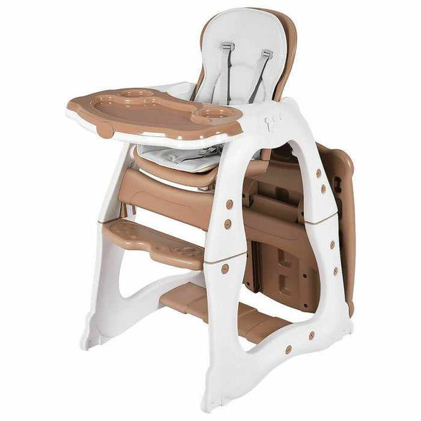 Infant Convertible Portable Folding Booster High Chair-Aroflit