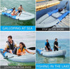 Inflatable Blow Up Kayak Canoe Boat-Aroflit