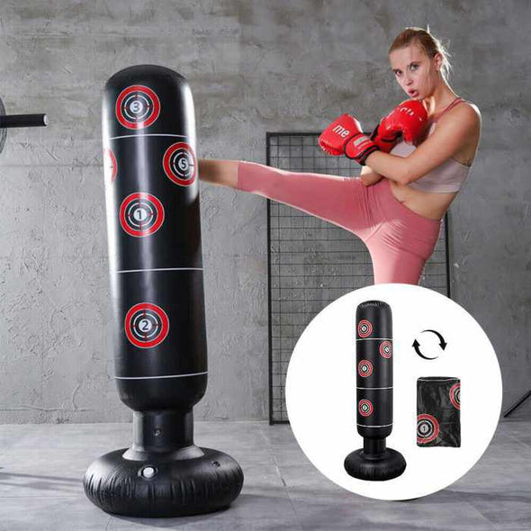 Inflatable Punch Bag 160cm Free Standing Boxing Bag