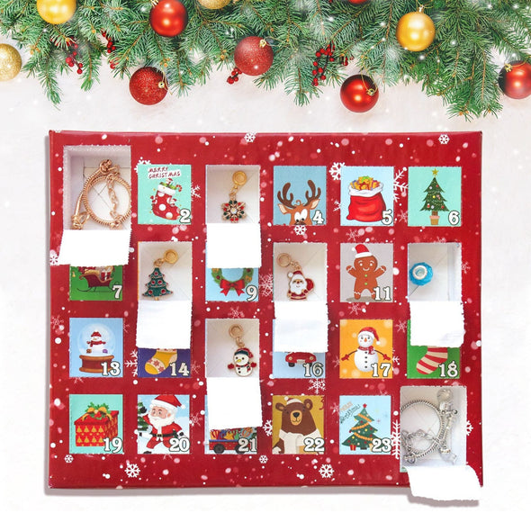 JewJoy™ Christmas Advent Calendar Jewelry Gift Box