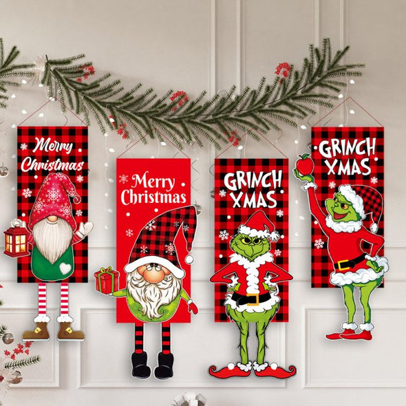 JoyWave™ 4 Set Christmas Decoration Garden Flags