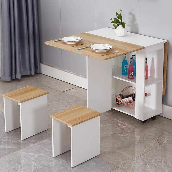 Kitchen Dining Drop Leaf Table For Small Space-Aroflit