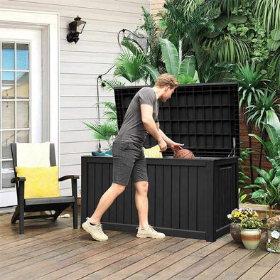 Large 230 Gallon Outdoor Patio Deck Storage Box-Aroflit