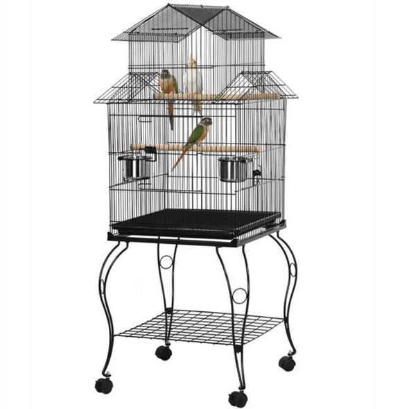 Large Decorative Parakeet Parrot Bird Aviary Cage-Aroflit