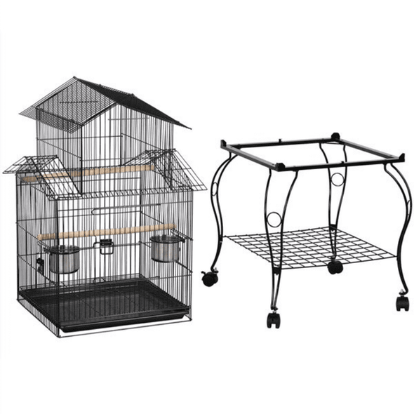 Large Decorative Parakeet Parrot Bird Aviary Cage-Aroflit