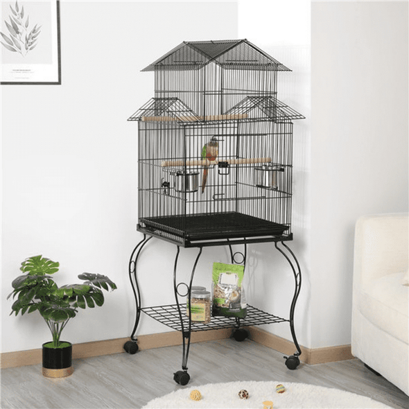 Large Decorative Parakeet Parrot Bird Aviary Cage-Aroflit