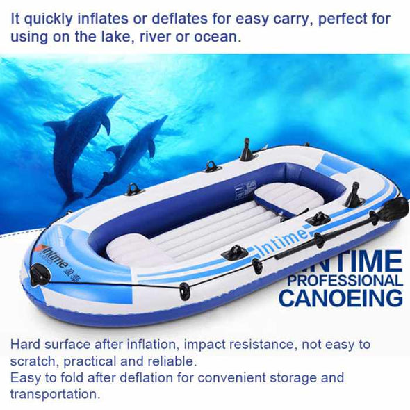 Large Inflatable Summer Family Rowing Boat