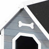 Large Outdoor Insulated Wooden Kennel Dog House-Aroflit