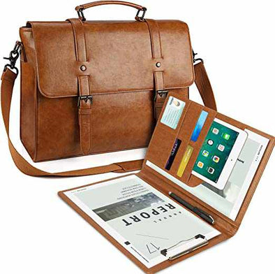 Leather messenger bag – Men’s Laptop bag