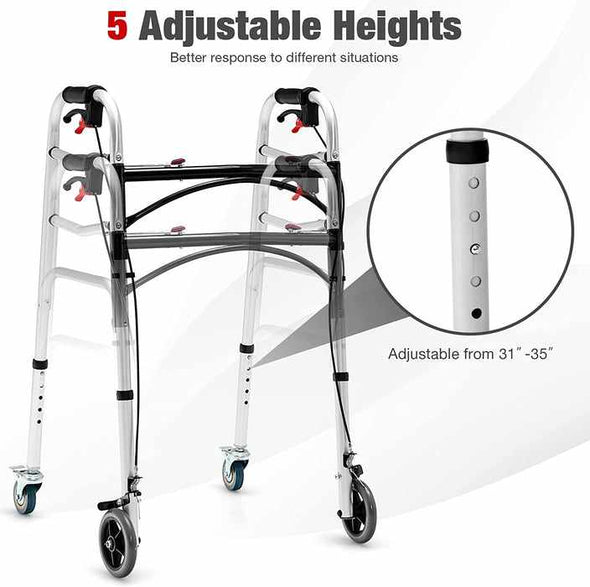 Lightweight Senior Narrow Walker For Adults & Elderly-Aroflit