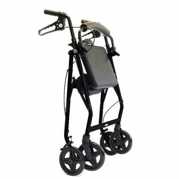 Lightweight Walking Rollator Folding 4 Wheeled Walker with Seat