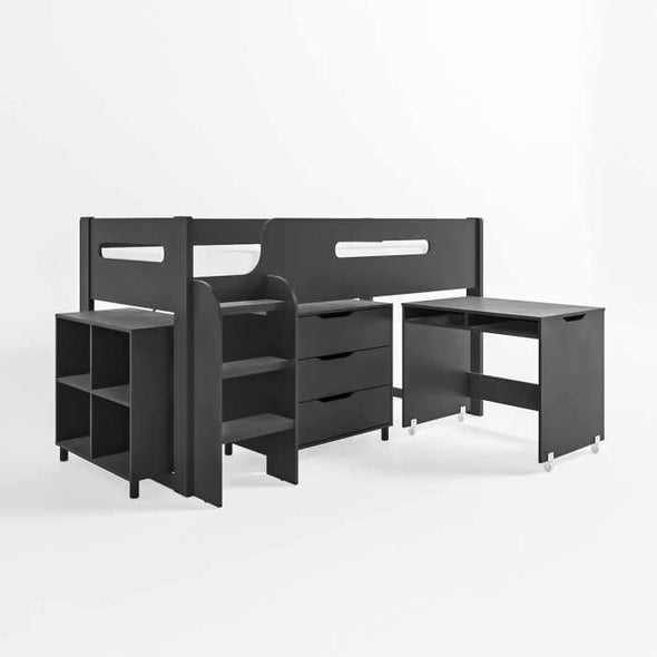 Lumia™ High Sleeper Cabin Bed with Storage and Desk