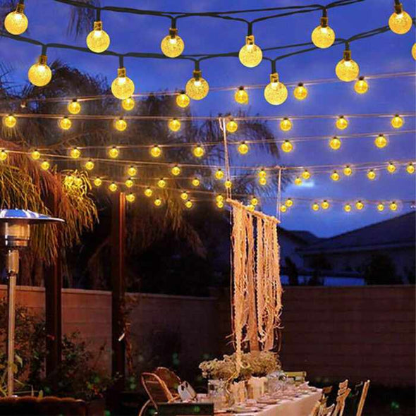 LunaLight™ 50 LEDs Solar Powered String Lights