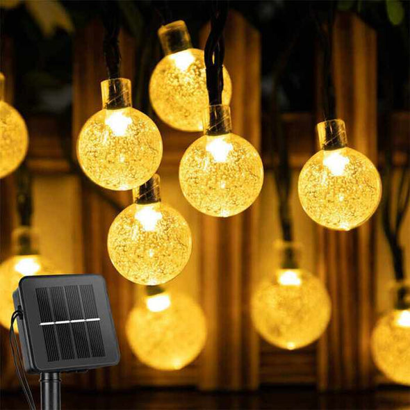 LunaLight™ 50 LEDs Solar Powered String Lights