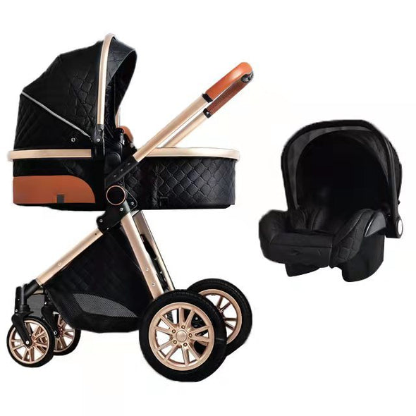 Luxury Baby Stroller – 3 In 1 Multi-Functional