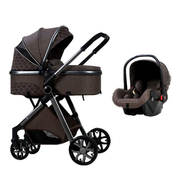 Luxury Baby Stroller – 3 In 1 Multi-Functional