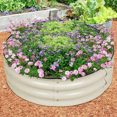 Metal Raised Garden Flower Vegetable Boxes Bed-Aroflit