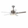 Mid-Century Modern Ceiling Fan Light With Remote-Aroflit