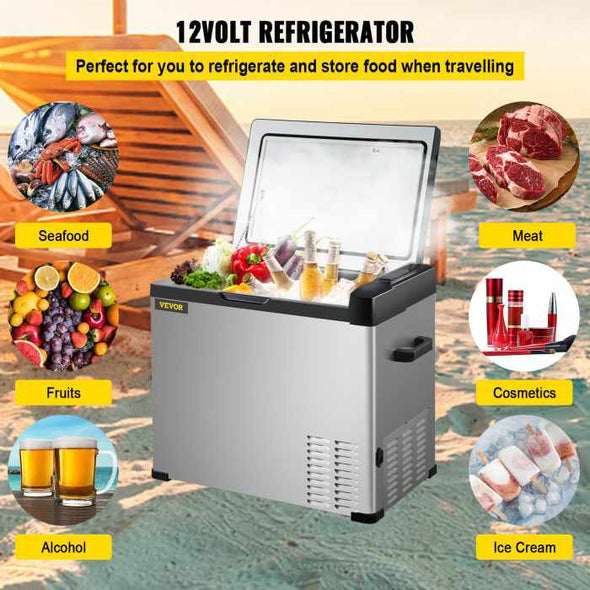 Mini Car Refrigerator Portable Small Fridge Freezer