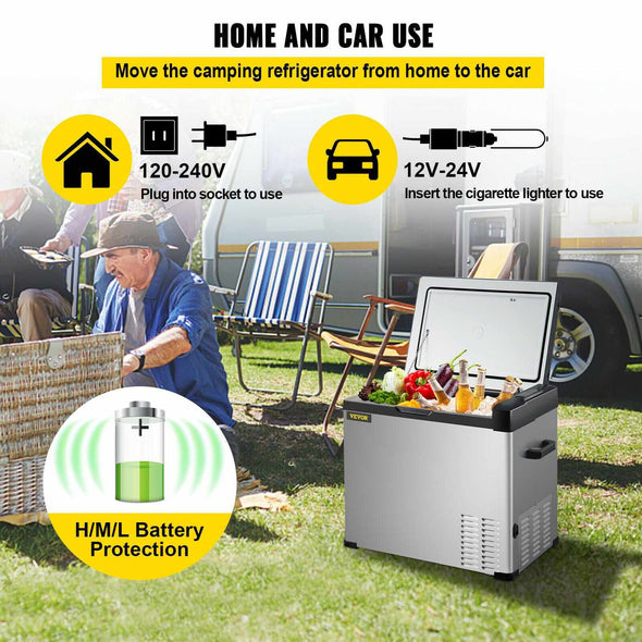 Mini Car Refrigerator Portable Small Fridge Freezer