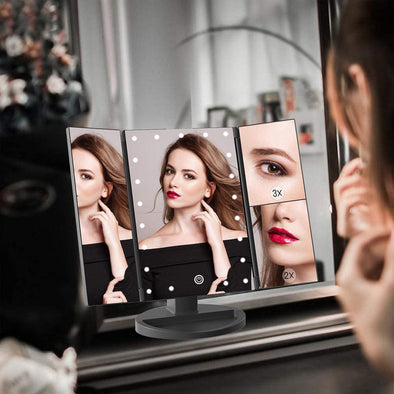 MirrorTech™ LED Touch Screen Makeup Mirror