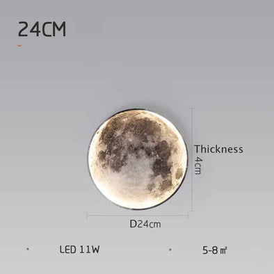 Modern LED Wall Moon Lamp