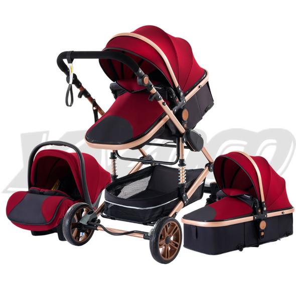 MyBabyRide™ 3 in 1 Portable Luxury Baby Stroller