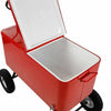 Outdoor Camping Ice Cooler Chest With Rolling Wheels-Aroflit