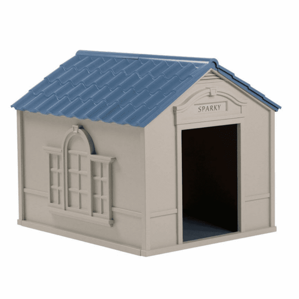 Outdoor Extra-Large Insulated Plastic Dog House-Aroflit