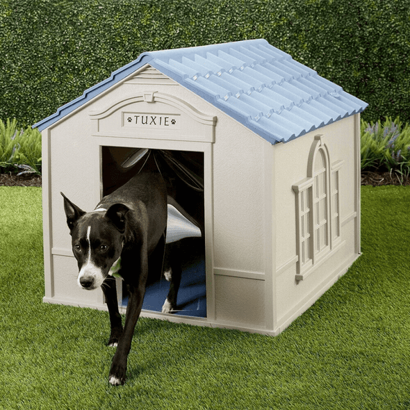 Outdoor Extra-Large Insulated Plastic Dog House-Aroflit