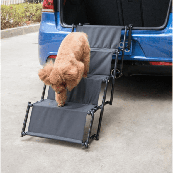 Outdoor Foldable Dog Stairs Steps Ramp For Truck Car-Aroflit