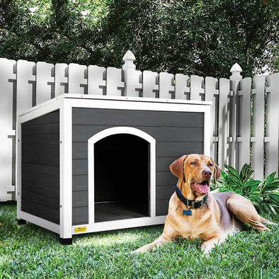 Outdoor Large Wooden Dog House For Big Dogs-Aroflit