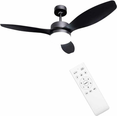 Outdoor Patio Ceiling Fan With Light & Remote-Aroflit