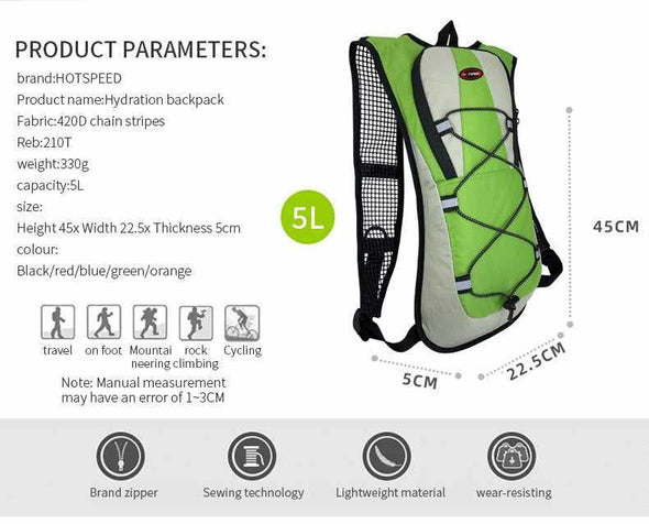 Outdoor Sports Cycling Water Bag Travel Backpack