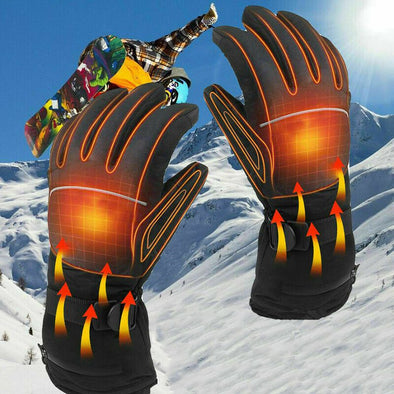 Electric Heated Winter Gloves, Waterproof, Rechargeable, and Cozy