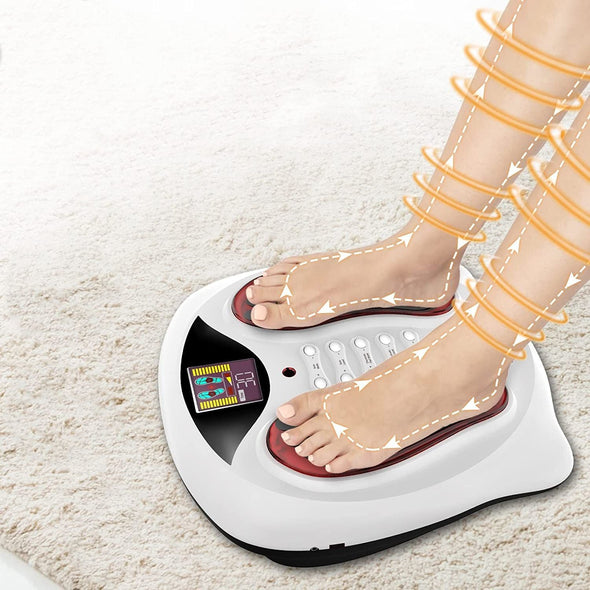Heated Shiatsu Acupuncture Vibrating Foot Massager for Pain Relief